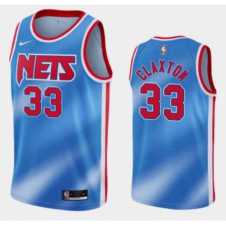 Maglia Brooklyn Nets Nicolas Claxton 33 2020-21 Nike Hardwood Classics Swingman - Uomo